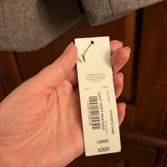 NWT Claiborne Men's Peacoat - Picture 4 of 8